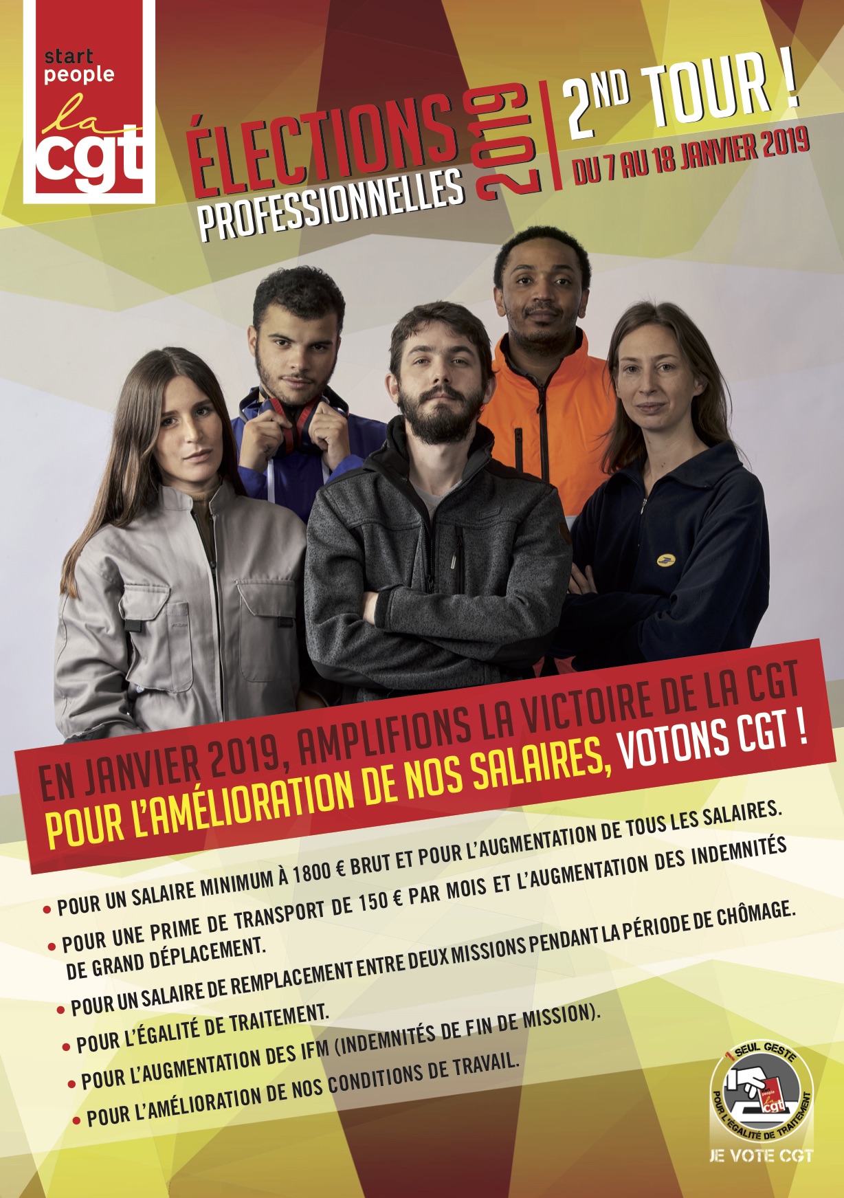 Lire la suite à propos de l’article Victoire de la CGT Start People