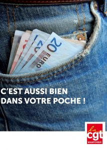 Argent dans poche en jean's